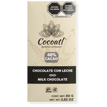 Cargar imagen en el visor de la galería, Barra De Chocolate Con Leche 40% Cacao 80 g.