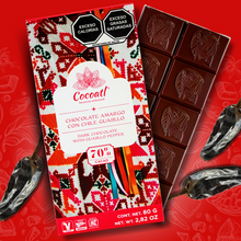 Cargar imagen en el visor de la galería, Caja Regalo Con 4 Barras Chocolate Celebrando México, 80 g. c/u