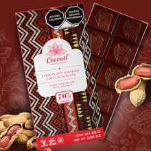 Cargar imagen en el visor de la galería, Caja Regalo Con 4 Barras Chocolate Celebrando México, 80 g. c/u