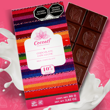 Cargar imagen en el visor de la galería, Caja Regalo Con 4 Barras Chocolate Celebrando México, 80 g. c/u