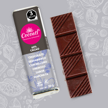 Cargar imagen en el visor de la galería, Paquete Barras De Chocolate Relleno Cremoso Cocoatl 30pzas 22 g. c/u
