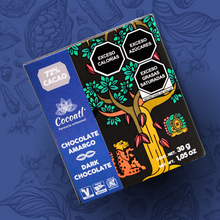 Cargar imagen en el visor de la galería, Barra de Chocolate Amargo Jaguar 72% Cacao 30 g.