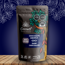 Cargar imagen en el visor de la galería, Gotas Chocolate Amargo 85% Cacao Cocoatl P/ Repostería 1 kg