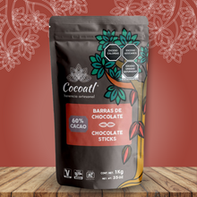 Cargar imagen en el visor de la galería, Barras De Chocolate Cocoatl 60% Cacao 1 kg Para Repostería