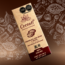 Cargar imagen en el visor de la galería, Barra De Chocolate Con Leche 40% Cacao Con Pasas 30 g.