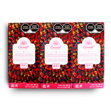 Cargar imagen en el visor de la galería, Barra De Chocolate Blanco Fresas Con Crema Cocoatl 35% Cacao 80 g.