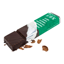 Cargar imagen en el visor de la galería, Barra de Chocolate Amargo con Relleno de Menta 63% Cacao 22 g.