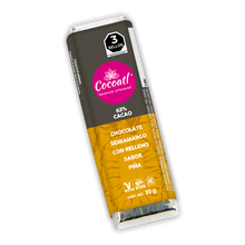 Cargar imagen en el visor de la galería, Barra de Chocolate Amargo con Relleno de Piña 63% Cacao 22 g.