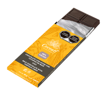 Cargar imagen en el visor de la galería, Barra De Chocolate con Leche y Totopos de Maíz 72% Cacao 80 g.