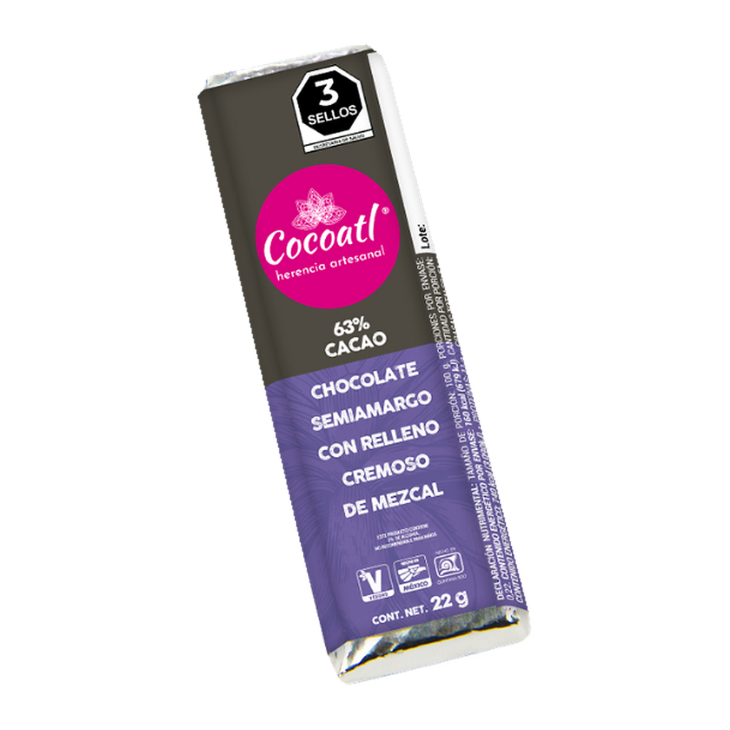 Caja Con 3 Barras Rellenas 22 g. c/u