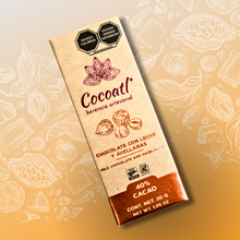 Cargar imagen en el visor de la galería, Barras De Chocolate Con Leche 40% Cacao Con Avellanas 30 g.
