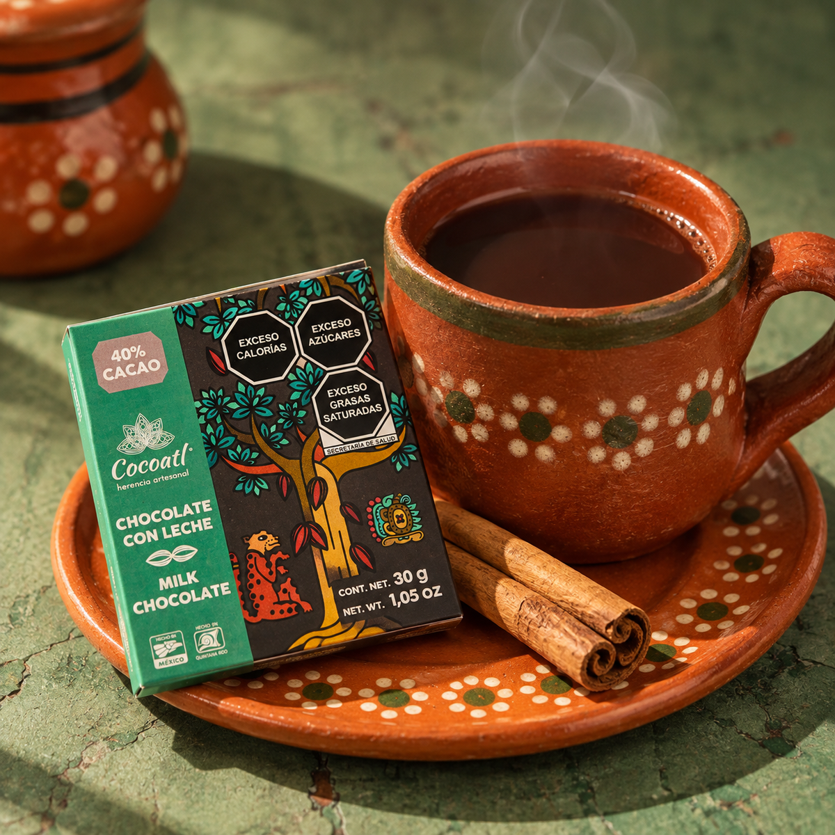 Barra de Chocolate Con Leche Jaguar 40% Cacao 30 g.