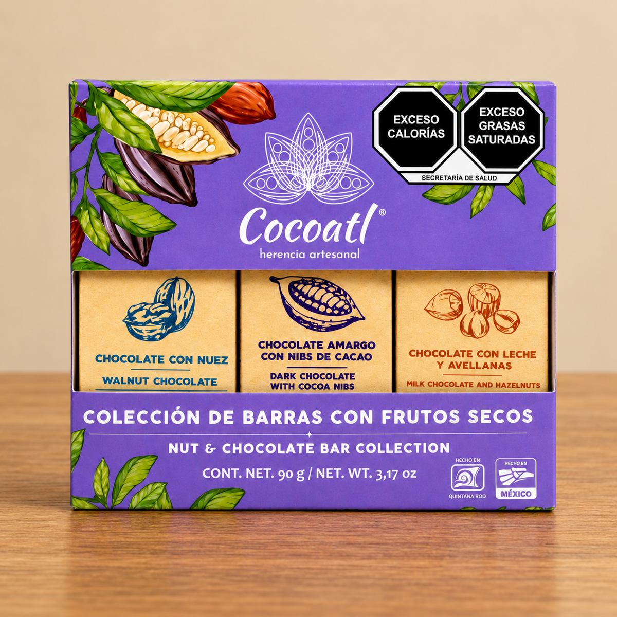 Caja Con 3 Barras de 30 g. c/u